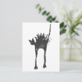 Panikkatze Postkarte (Stehend Vorderseite)