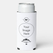 Panikschildkröte versteckt sich in seiner Muschel Selters Dosenkühler (Seltzer Vorderseite)