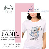 Panikstörung Bewusstsein Dragon DARK LETTERING Tri-Blend Shirt