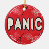 Paniktaste Keramik Ornament (Vorne)