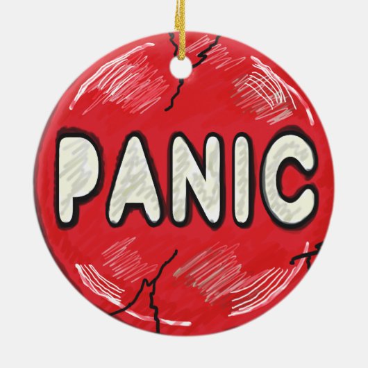 Paniktaste Keramik Ornament (Hinten)