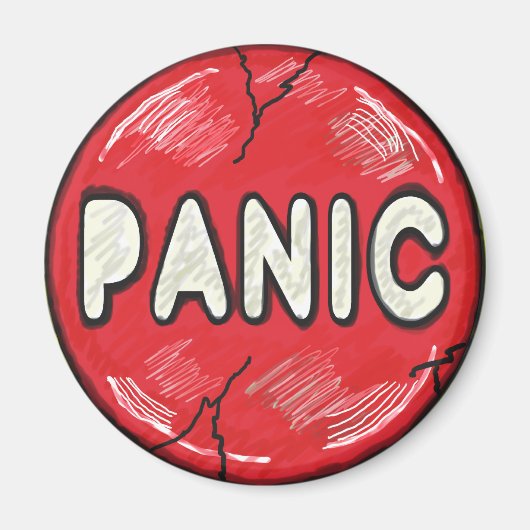 Paniktaste Magnet (Vorne)