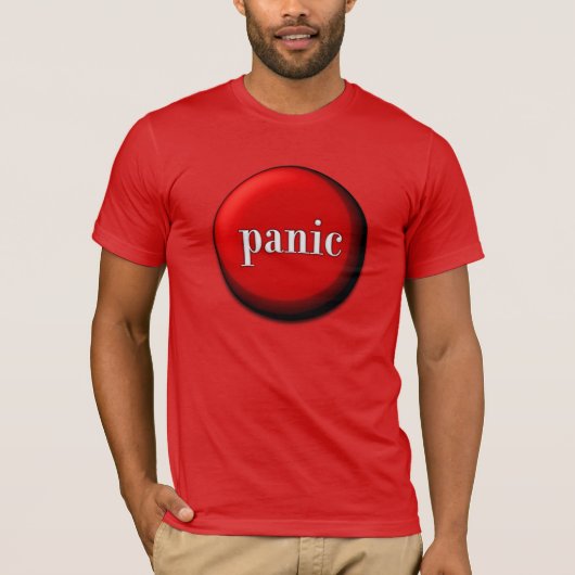 Paniktaste T-Shirt (Vorderseite)