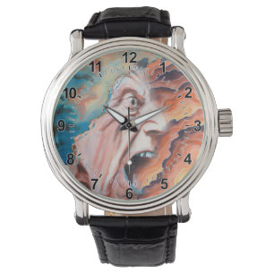 Panikwellen Ölmalerei Armbanduhr