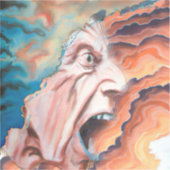 Panikwellen Ölmalerei Aufkleber (Vorderseite)