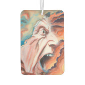 Panikwellen Ölmalerei Autolufterfrischer (Rückseite)