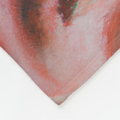 Panikwellen Ölmalerei Fleecedecke (Ecke)