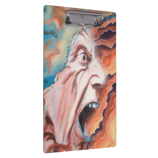 Panikwellen Ölmalerei Klemmbrett (Rechts)