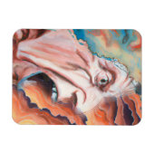 Panikwellen Ölmalerei Magnet (Horizontal)