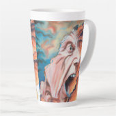 Panikwellen Ölmalerei Milchtasse (Rechte Ecke)