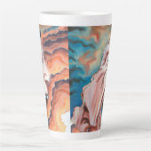 Panikwellen Ölmalerei Milchtasse (Vorderseite)