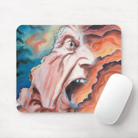 Panikwellen Ölmalerei Mousepad (Mit Mouse)