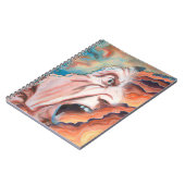 Panikwellen Ölmalerei Notizblock (Linke Seite)