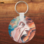 Panikwellen Ölmalerei Schlüsselanhänger (Vorderseite)