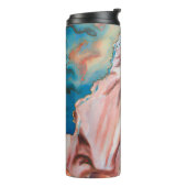 Panikwellen Ölmalerei Thermosbecher (Nach links gedreht)