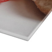 Panini Caprese gesunde italienische Nahrung Schneidebrett (Ecke)