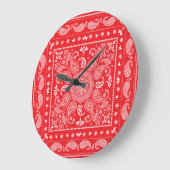 Panisley Design-1-Acrylmauer-Uhr Große Wanduhr (Winkel)