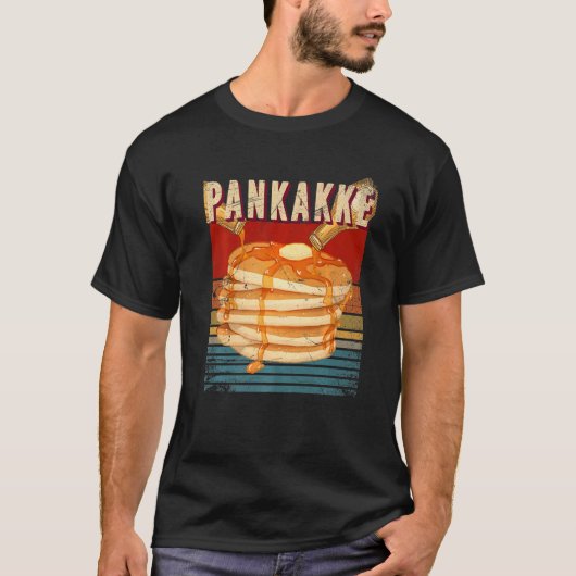 Pankakke Retro Pancakes T-Shirt (Vorderseite)