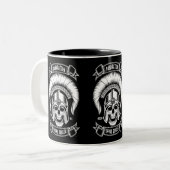 Pankration Choke Dealer Zweifarbige Tasse (Vorderseite Links)