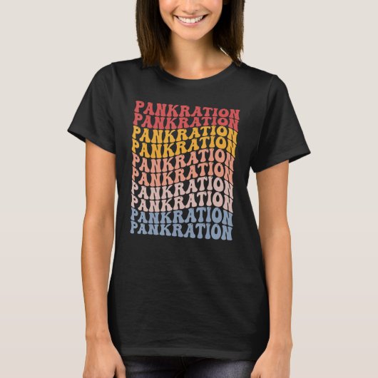 Pankration Groovy Retro Sports T-Shirt (Vorderseite)