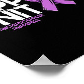 Pankreaskarzinom-Unterstützungseinheit Bauchspeich Poster (Ecke)