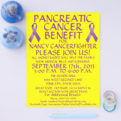 Pankreaskrebs-Nutzen-Flyer Flyer (Einzeln)