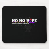 PANKREATISCHE KREBSBEWUSSTSEIN-Blume Wir kennen ih Mousepad (Vorne)