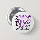 Pankreatischer Krebs für meinen Held meine Mama 2 Button (Vorne & Hinten)