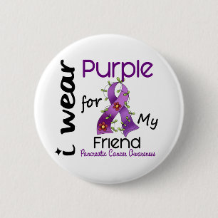Pankreatischer Krebs trage ich Lila für meinen Button