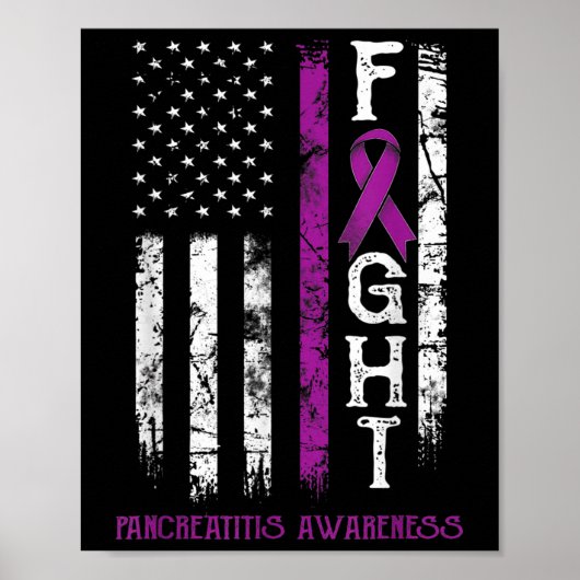 Pankreatitis Warrior Poster (Vorne)