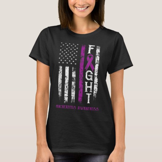 Pankreatitis Warrior T-Shirt (Vorderseite)