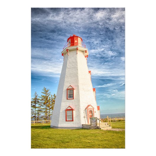 Panmure Island Leuchtturm Fotodruck (Vorne)