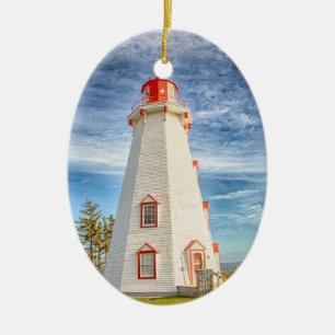 Panmure Island Leuchtturm Keramik Ornament
