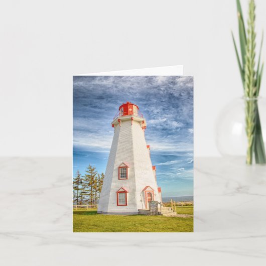 Panmure Island Lighthouse Karte (Vorderseite)