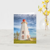 Panmure Island Lighthouse Karte (Gelbe Blume)