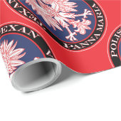 Panna Maria Round Polish Texan Geschenkpapier (Rolleneckpunkt)