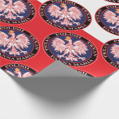 Panna Maria Round Polish Texan Geschenkpapier (Ecke)