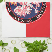 Panna Maria Round Polish Texan Geschirrtuch (Gefaltet)