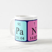 Panna Periodenname Tasse (Vorderseite Links)