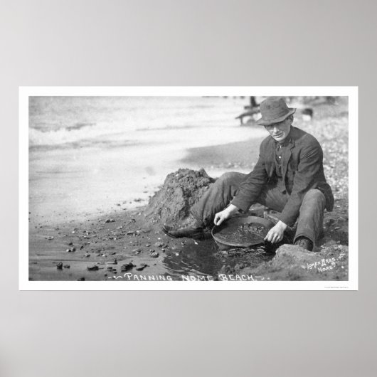 Panning for Gold Alaska 1907 Poster (Vorne)