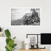 Panning for Gold Alaska 1907 Poster (Heimbüro)