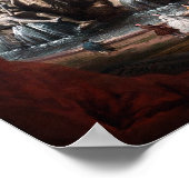 Pannini - Galerie der Ausblicke vom Neuen Rom Poster (Ecke)