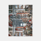 Pannini - Galerie von Ansichten von modernem Rom Fleecedecke (Vorderseite)