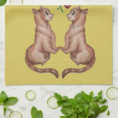 Paño De Cocina Los amantes de frutillas  Geschirrtuch (Gefaltet)