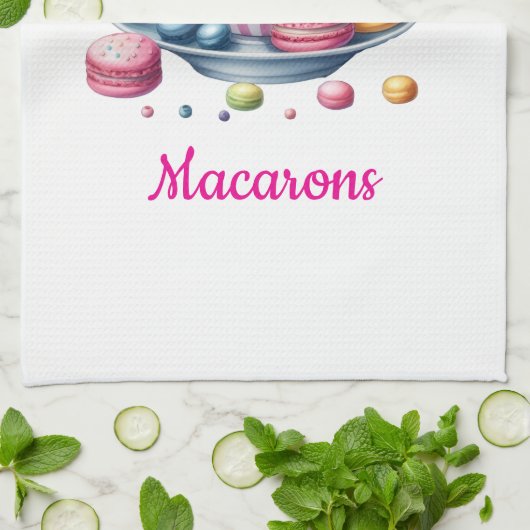 Paño de Cocina Macarons Geschirrtuch (Gefaltet)