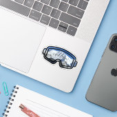 Pano Open Custom-Cut Vinyl Aufkleber (Laptop mit iPhone)