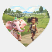 Panola and The Ivory Elephant Keepsake Sticker (Vorderseite)