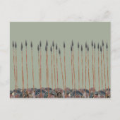 Panoply - Feld der griechischen Hoplitenspeere Postkarte (Vorderseite)