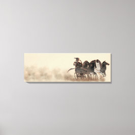 Panopy - Altgriechischer Streitwagen und Pferde Leinwanddruck