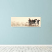 Panopy - Altgriechischer Streitwagen und Pferde Leinwanddruck (Insitu (Holzboden))